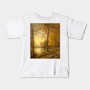 Indian Summer by William Trost Richards Kids T-Shirt